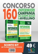 Concorso 160 infermieri Campania - San Giuseppe Moscati di Avellino: Kit completo manuale + quiz infermieri