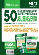 Concorso 50 INFERMIERI ASL BENEVENTO: Kit completo per la preparazione al concorso