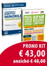 copertina Ripam Regione Campania-Profili Socio Assistenziali. Manuale integrativo per la prova scritta con le materie specialistiche dei profili SAD/CAM, SAC/CAM