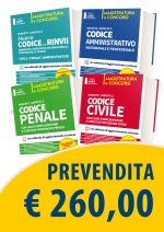 Kit 4 Codici: Civile, Penale, Amministrativo E Con Rinvii 2020