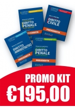 Kit 4 Compendi Superiori: Compendio di Diritto Civile + Compendio di Diritto Penale Parte Speciale + Compendio di Diritto Penale Parte Generale + Compendio di Diritto Amministrativo - Prevendita