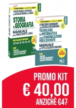 Kit Concorso Scuola 2020: Manuale Di Geografia Per Le Prove Scritte E Orali Classi A21, A22, A12, A11, A13 + Manuale Di Informatica Per Il Docente