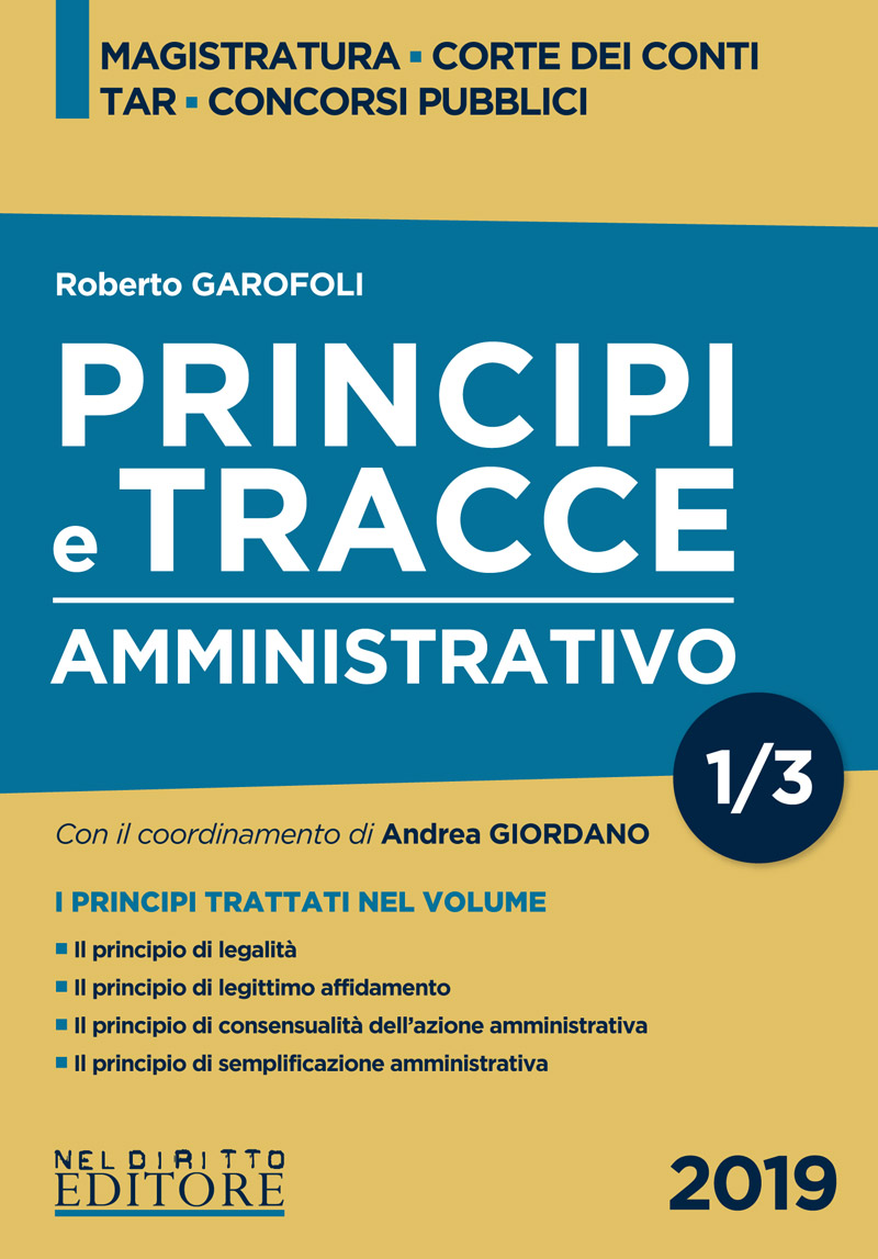 Principi e Tracce - Amministrativo - Tomo 1