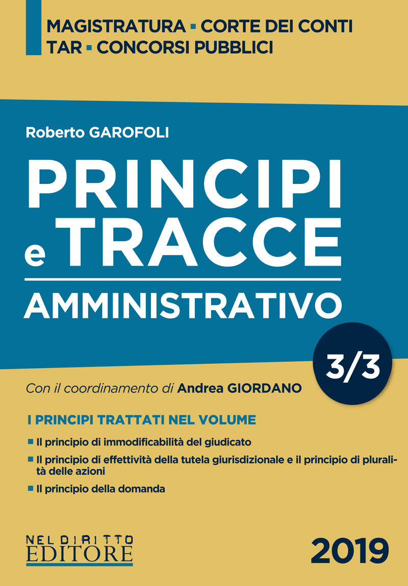 Principi e Tracce - Amministrativo - Tomo 3