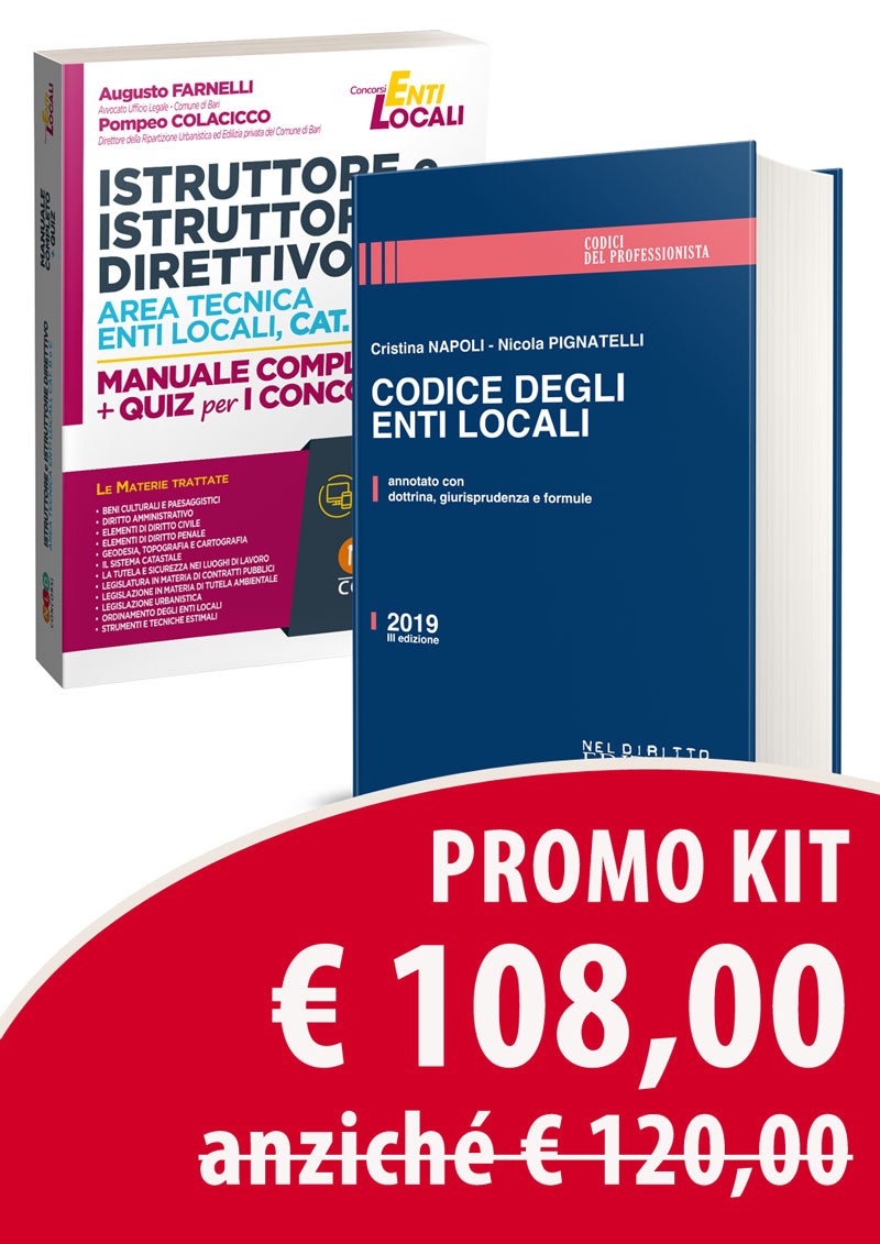Istruttore E Istruttore Direttivo Area Tecnica Collaboratore C E D Codice Degli Enti Locali Nld Concorsi