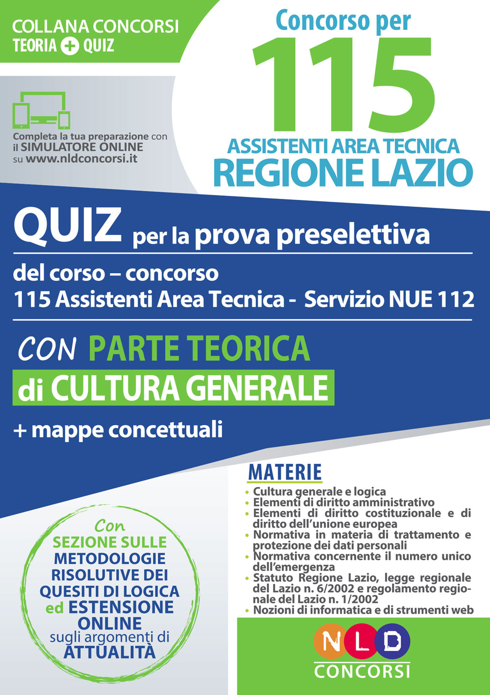 Quiz per il concorso - 115 Assistenti Area Tecnica Regione Lazio