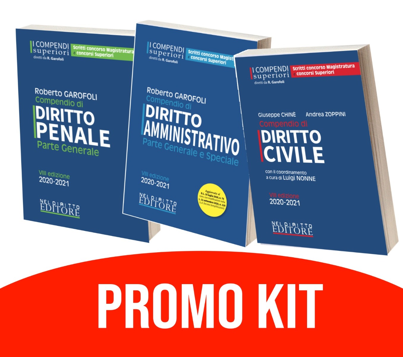 Kit 3 Compendi Superiori di Diritto Civile - Diritto Amministrativo - Diritto Penale Parte Generale Kit 3 Compendi Superiori di Diritto Civile - Diritto Amministrativo - Diritto Penale Parte Generale
