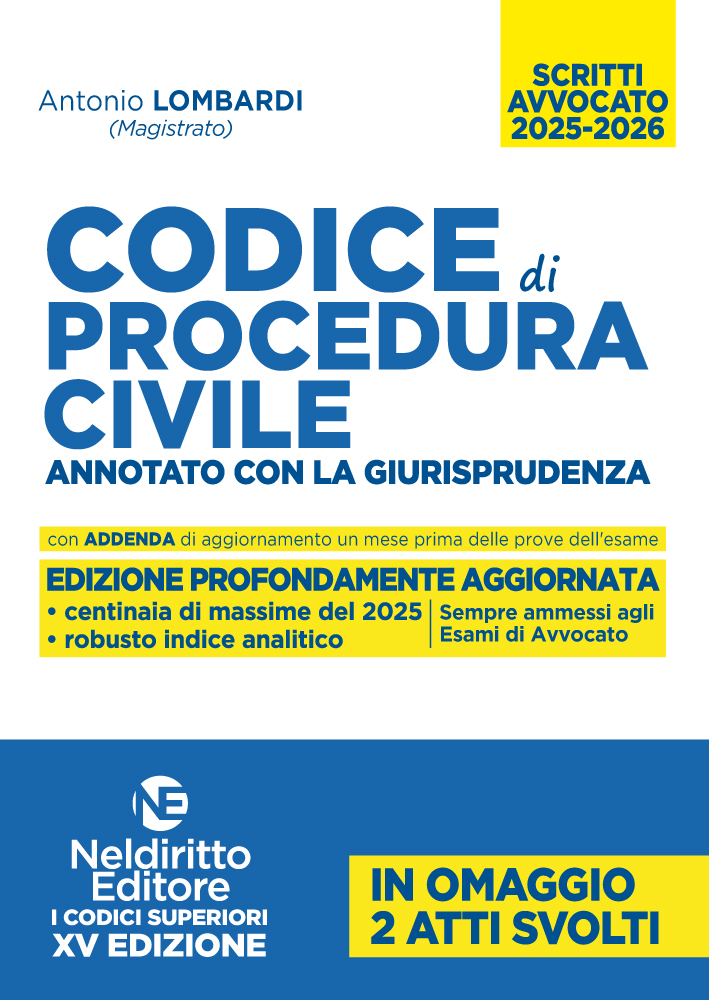 Copertina Codice di Procedura Civile annotato 2025-2026