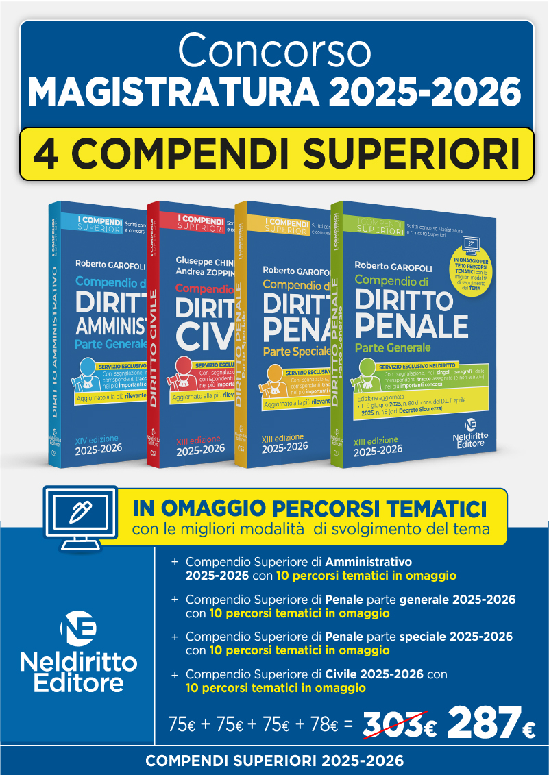 KIT 4 Compendi Superiori 2025–2026