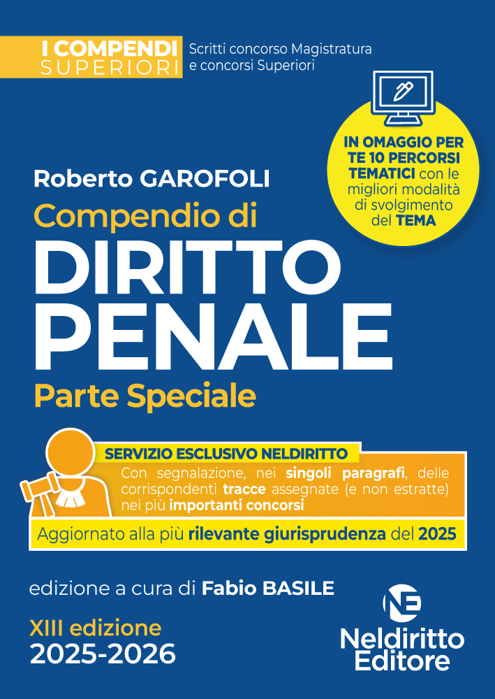 Compendio Superiore di Diritto Penale – Parte Speciale 2025–2026