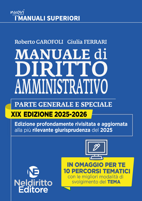 Manuale Superiore di Diritto Amministrativo 2025–2026