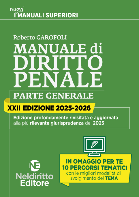 Manuale Superiore di Diritto Penale 2025–2026