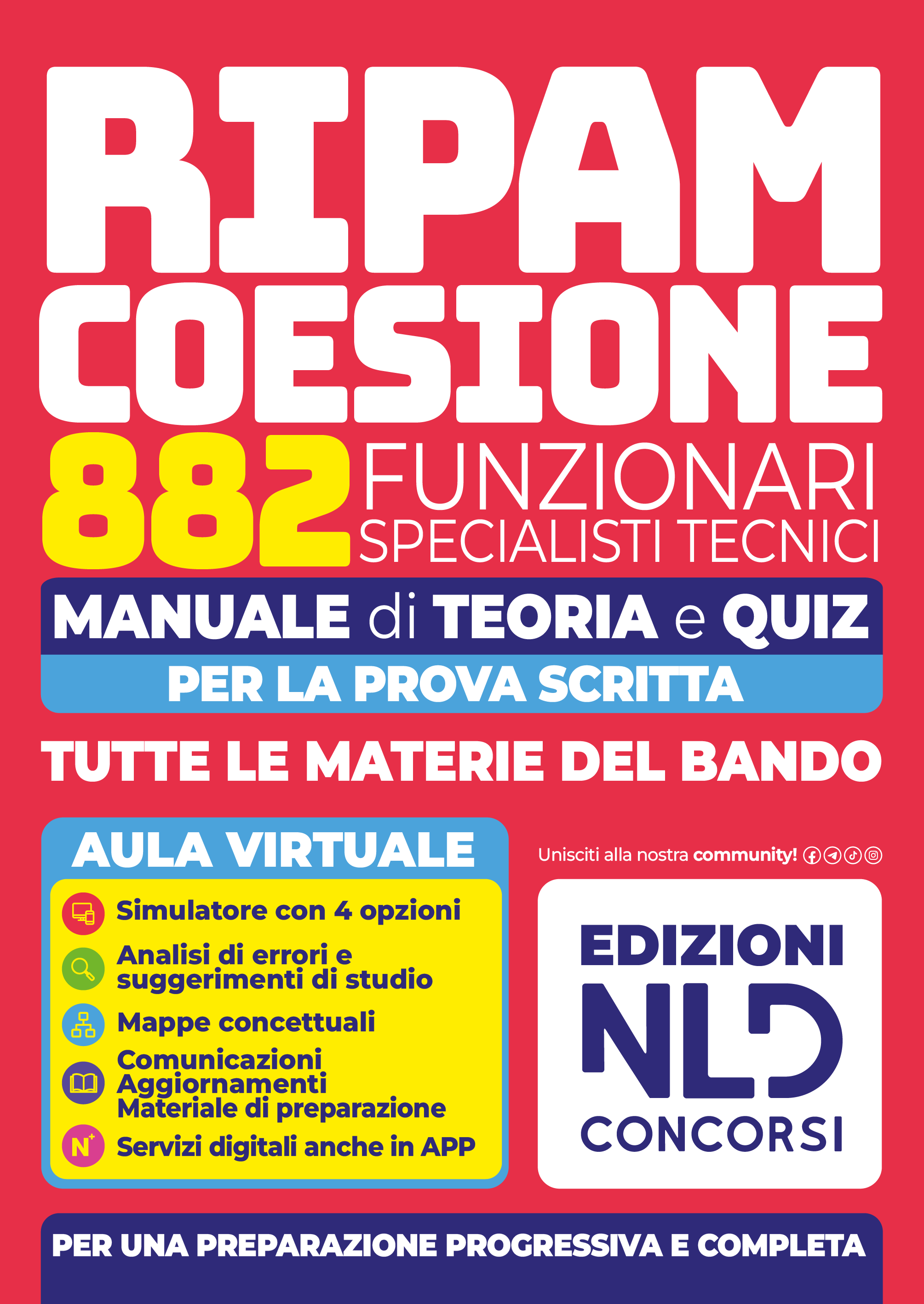 Concorso RIPAM 882 Funzionari Specialisti tecnici Manuale di teoria e quiz — manuale per il concorso